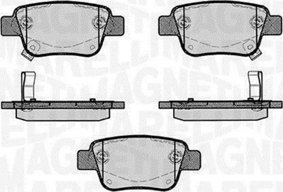 Magneti Marelli 363916060403 - Kit de plaquettes de frein, frein à disque cwaw.fr