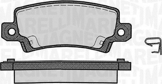 Magneti Marelli 363916060407 - Kit de plaquettes de frein, frein à disque cwaw.fr