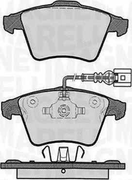 Magneti Marelli 363916060414 - Kit de plaquettes de frein, frein à disque cwaw.fr