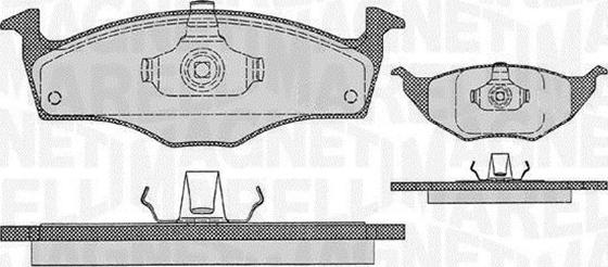 Magneti Marelli 363916060411 - Kit de plaquettes de frein, frein à disque cwaw.fr