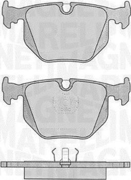 Magneti Marelli 363916060485 - Kit de plaquettes de frein, frein à disque cwaw.fr