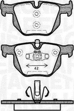 Magneti Marelli 363916060486 - Kit de plaquettes de frein, frein à disque cwaw.fr