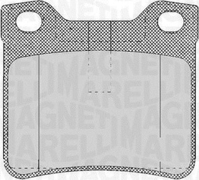 Magneti Marelli 363916060482 - Kit de plaquettes de frein, frein à disque cwaw.fr