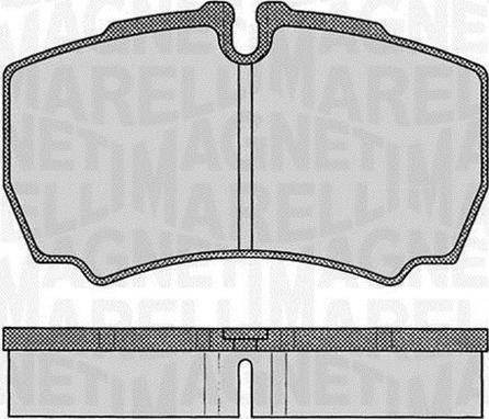 Magneti Marelli 363916060434 - Kit de plaquettes de frein, frein à disque cwaw.fr