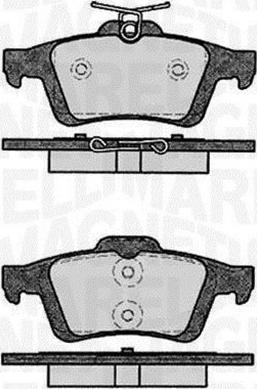 Magneti Marelli 363916060431 - Kit de plaquettes de frein, frein à disque cwaw.fr