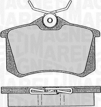 Magneti Marelli 363916060432 - Kit de plaquettes de frein, frein à disque cwaw.fr