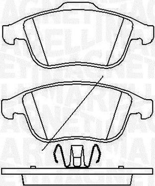 Magneti Marelli 363916060429 - Kit de plaquettes de frein, frein à disque cwaw.fr