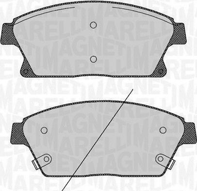 Magneti Marelli 363916060424 - Kit de plaquettes de frein, frein à disque cwaw.fr