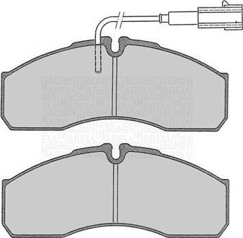 Magneti Marelli 363916060479 - Kit de plaquettes de frein, frein à disque cwaw.fr