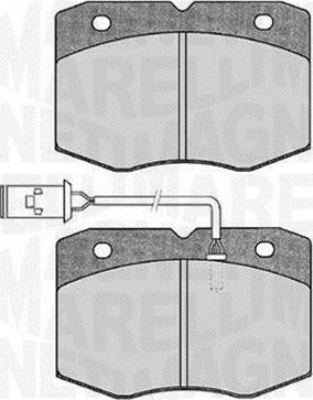 Magneti Marelli 363916060475 - Kit de plaquettes de frein, frein à disque cwaw.fr