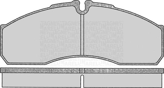 Magneti Marelli 363916060478 - Kit de plaquettes de frein, frein à disque cwaw.fr