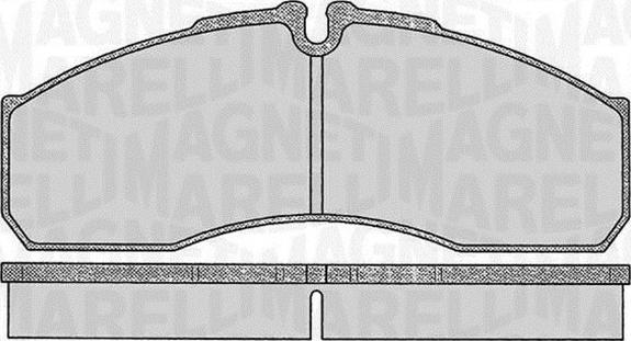 Magneti Marelli 363916060477 - Kit de plaquettes de frein, frein à disque cwaw.fr