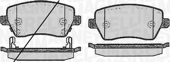 Magneti Marelli 363916060594 - Kit de plaquettes de frein, frein à disque cwaw.fr