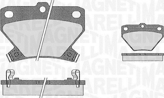 Magneti Marelli 363916060593 - Kit de plaquettes de frein, frein à disque cwaw.fr