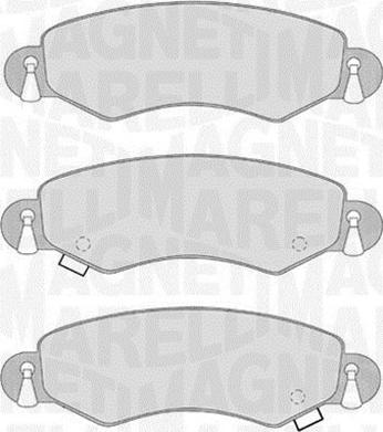 Magneti Marelli 363916060548 - Kit de plaquettes de frein, frein à disque cwaw.fr