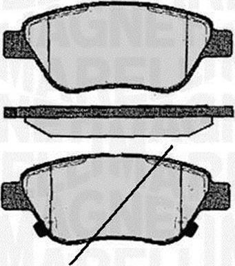 Magneti Marelli 363916060559 - Kit de plaquettes de frein, frein à disque cwaw.fr