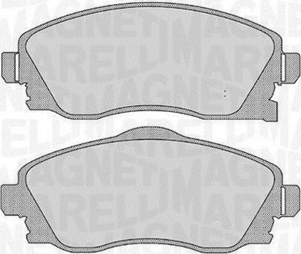 Magneti Marelli 363916060551 - Kit de plaquettes de frein, frein à disque cwaw.fr