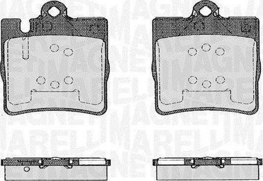 Magneti Marelli 363916060553 - Kit de plaquettes de frein, frein à disque cwaw.fr