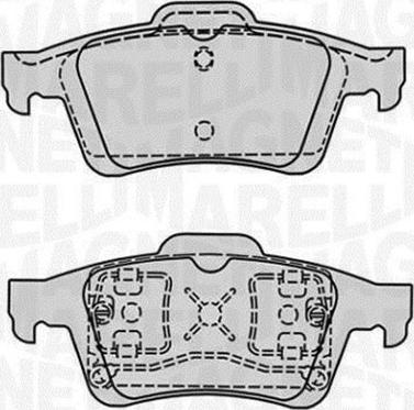 Magneti Marelli 363916060569 - Kit de plaquettes de frein, frein à disque cwaw.fr