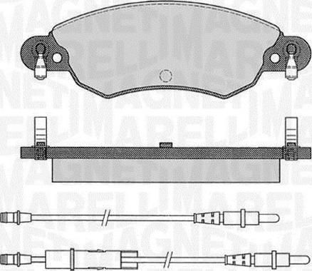 Magneti Marelli 363916060565 - Kit de plaquettes de frein, frein à disque cwaw.fr