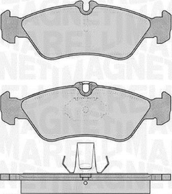 Magneti Marelli 363916060505 - Kit de plaquettes de frein, frein à disque cwaw.fr