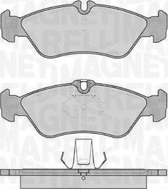 Magneti Marelli 363916060506 - Kit de plaquettes de frein, frein à disque cwaw.fr