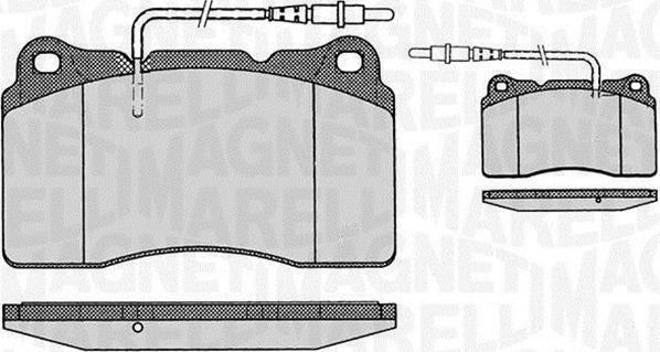 Magneti Marelli 363916060500 - Kit de plaquettes de frein, frein à disque cwaw.fr