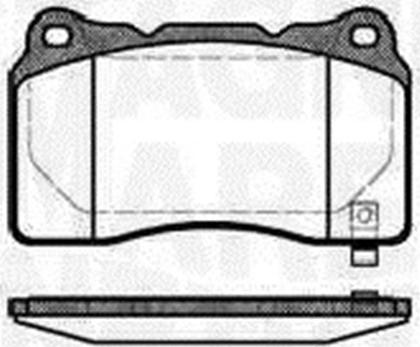 Magneti Marelli 363916060502 - Kit de plaquettes de frein, frein à disque cwaw.fr