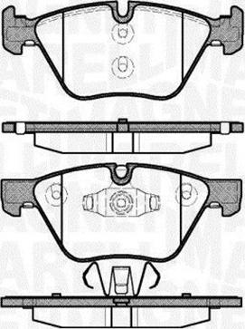 Magneti Marelli 363916060507 - Kit de plaquettes de frein, frein à disque cwaw.fr