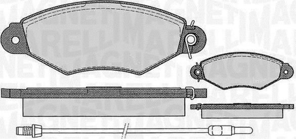 Magneti Marelli 363916060514 - Kit de plaquettes de frein, frein à disque cwaw.fr