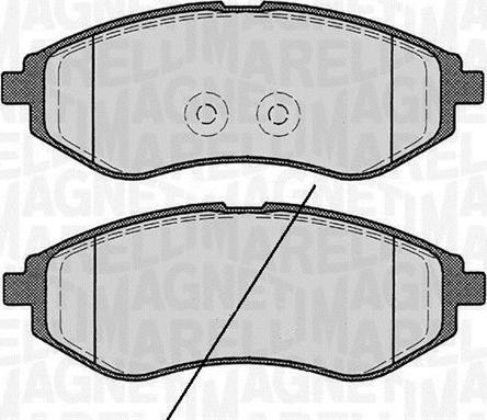 Magneti Marelli 363916060511 - Kit de plaquettes de frein, frein à disque cwaw.fr