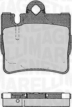 Magneti Marelli 363916060584 - Kit de plaquettes de frein, frein à disque cwaw.fr