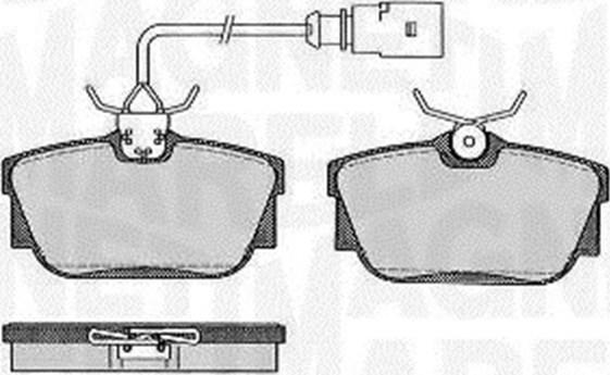 Magneti Marelli 363916060586 - Kit de plaquettes de frein, frein à disque cwaw.fr