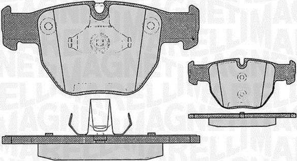 Magneti Marelli 363916060580 - Kit de plaquettes de frein, frein à disque cwaw.fr