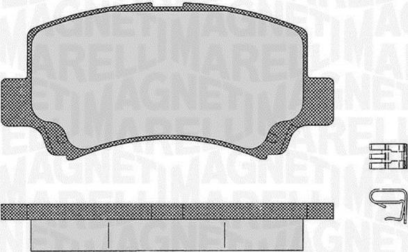 Magneti Marelli 363916060534 - Kit de plaquettes de frein, frein à disque cwaw.fr