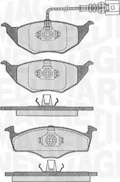 Magneti Marelli 363916060535 - Kit de plaquettes de frein, frein à disque cwaw.fr