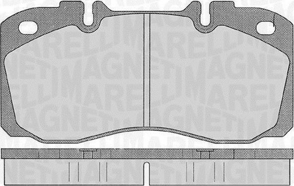 Magneti Marelli 363916060530 - Kit de plaquettes de frein, frein à disque cwaw.fr