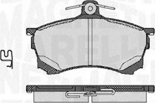 Magneti Marelli 363916060520 - Kit de plaquettes de frein, frein à disque cwaw.fr