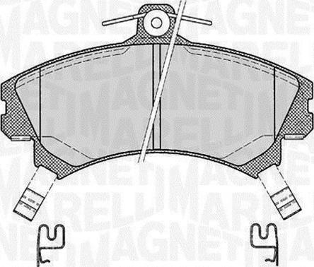 Magneti Marelli 363916060521 - Kit de plaquettes de frein, frein à disque cwaw.fr