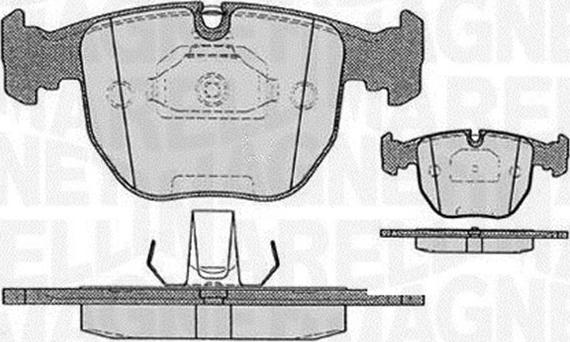 Magneti Marelli 363916060579 - Kit de plaquettes de frein, frein à disque cwaw.fr