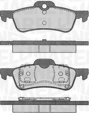 Magneti Marelli 363916060574 - Kit de plaquettes de frein, frein à disque cwaw.fr