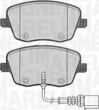 Magneti Marelli 363916060576 - Kit de plaquettes de frein, frein à disque cwaw.fr