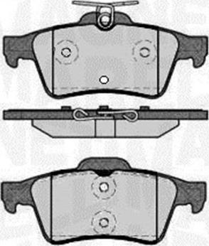 Magneti Marelli 363916060570 - Kit de plaquettes de frein, frein à disque cwaw.fr