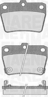 Magneti Marelli 363916060578 - Kit de plaquettes de frein, frein à disque cwaw.fr