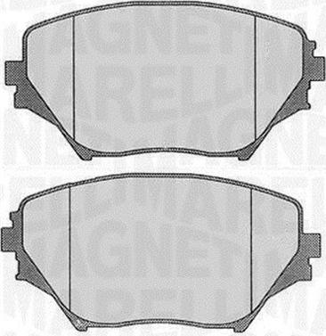 Magneti Marelli 363916060577 - Kit de plaquettes de frein, frein à disque cwaw.fr