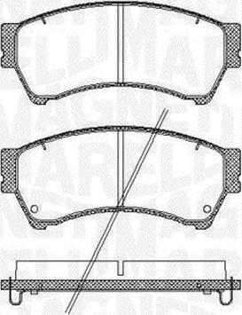 Magneti Marelli 363916060699 - Kit de plaquettes de frein, frein à disque cwaw.fr