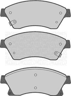 Magneti Marelli 363916060694 - Kit de plaquettes de frein, frein à disque cwaw.fr