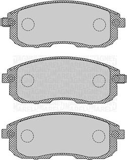 Magneti Marelli 363916060695 - Kit de plaquettes de frein, frein à disque cwaw.fr