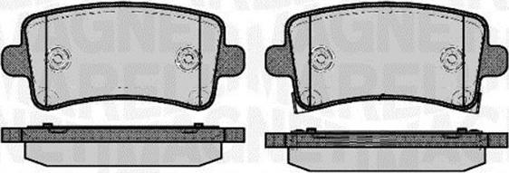 Magneti Marelli 363916060690 - Kit de plaquettes de frein, frein à disque cwaw.fr