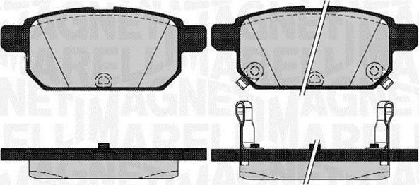 Magneti Marelli 363916060646 - Kit de plaquettes de frein, frein à disque cwaw.fr